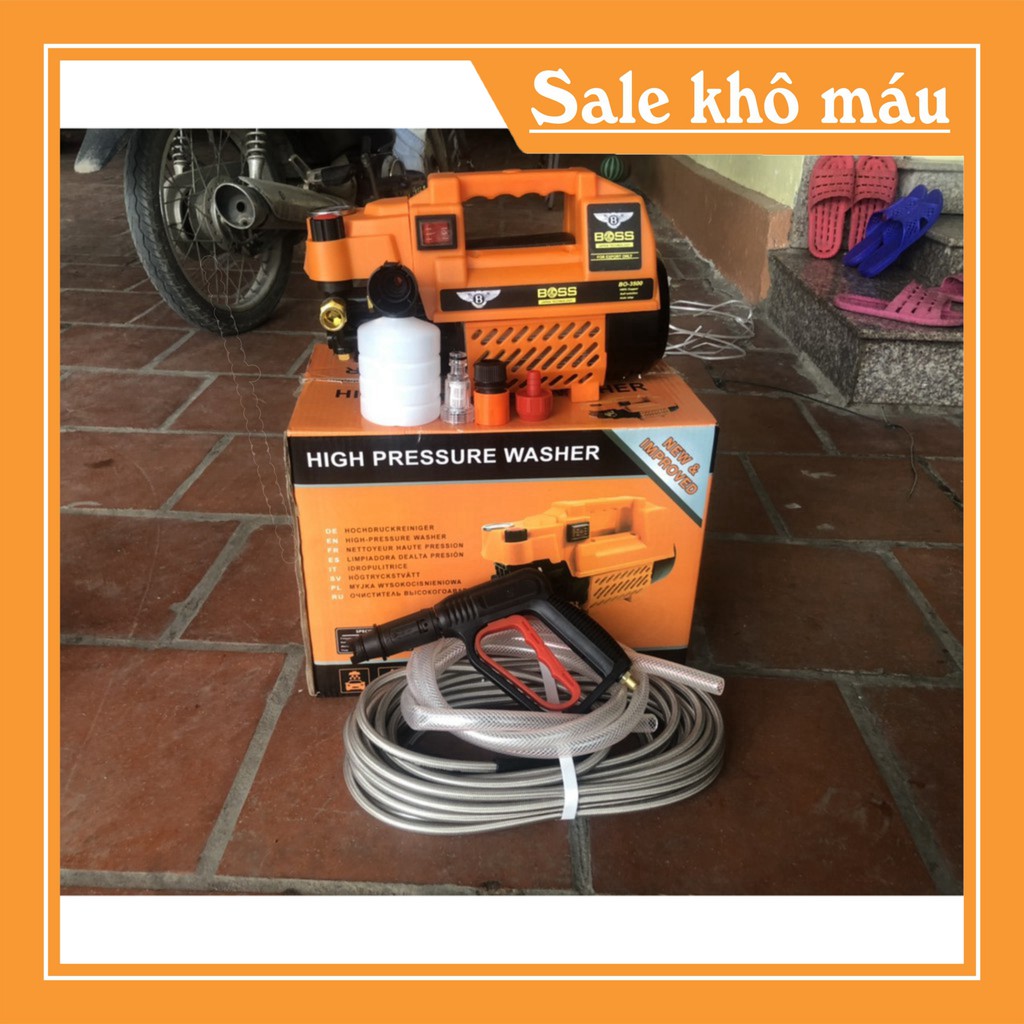 xả kho máy xịt rửa ô tô xe máy Boss B11 3500W siêu rẻ