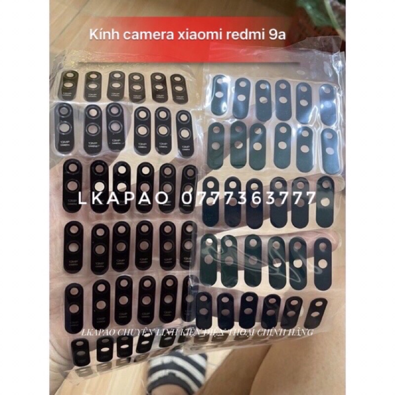 Kính camera sau Xiaomi Redmi 9A zin new