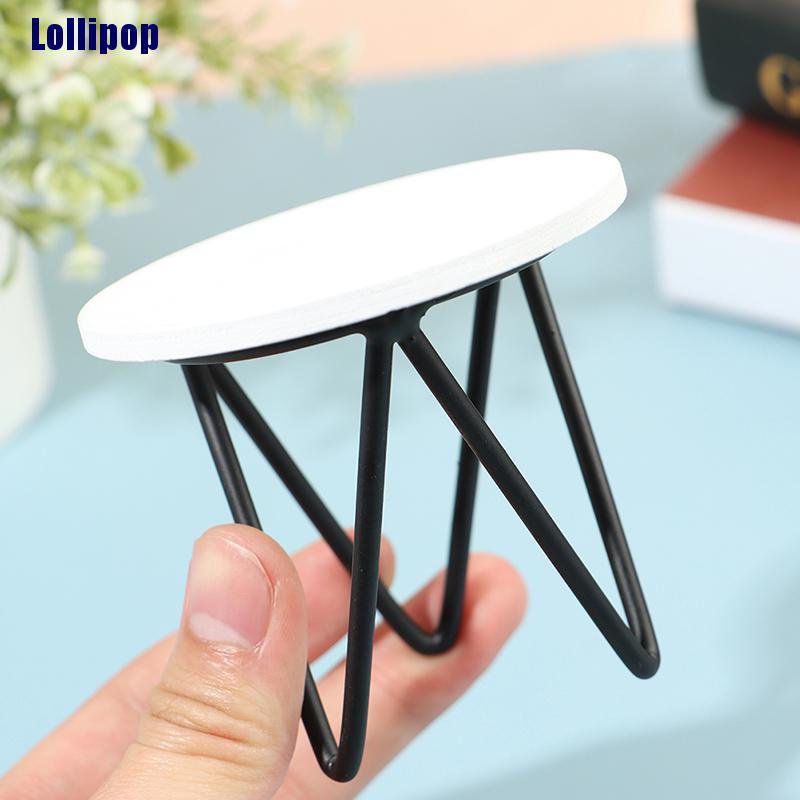 Mô hình bàn trà mini thiết kế đơn giản trang trí nội thất nhà búp bê