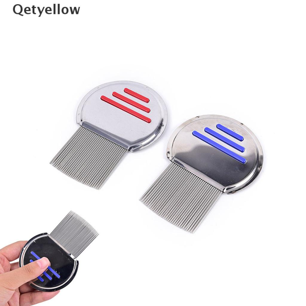 Lược Chải Tóc Loại Bỏ Chấy Bằng Thép Không Gỉ Tiện Dụng