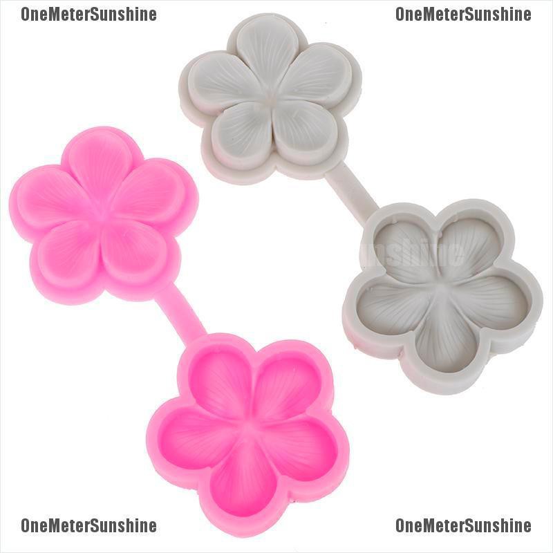 Khuôn Silicone Tạo Hình Hoa Đào 3d Sống Động Trang Trí Bánh