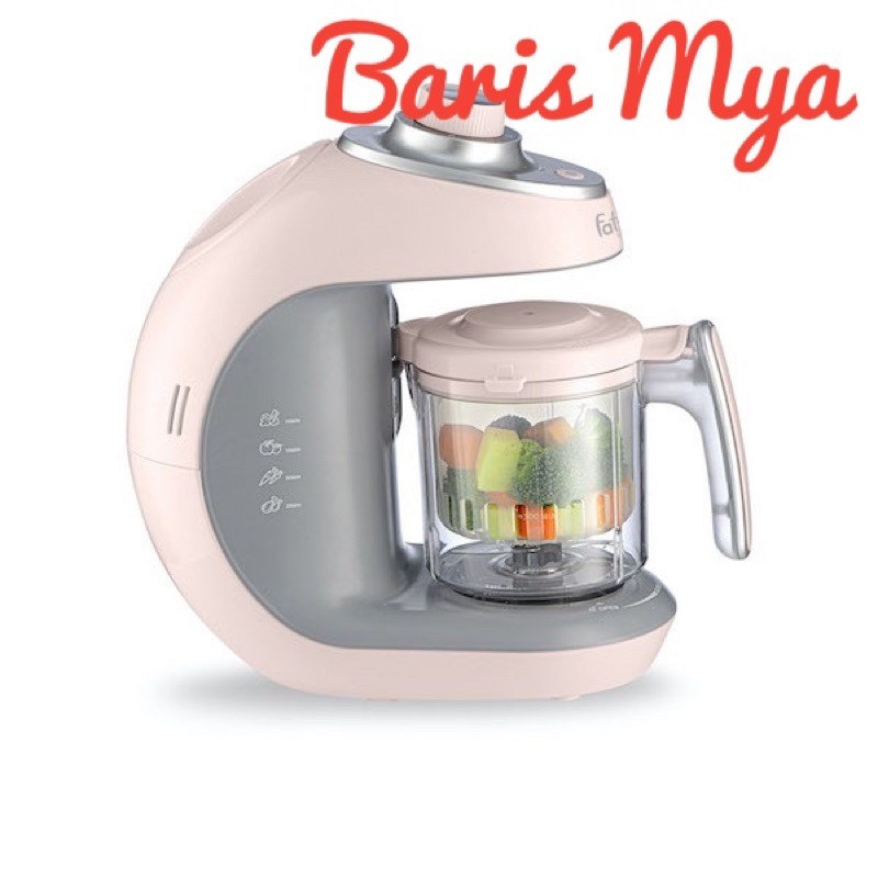 Máy xay hấp thức ăn dặm điện tử có hẹn giờ AUTO 2 Fatzbaby FB9618MX