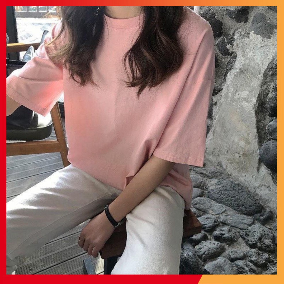 Áo thun trơn tay lỡ unisex cho nam và nữ, chất liệu cotton cao cấp, thoáng mát, co giãn, nhiều màu sắc - TTL01 HaHo Fash | BigBuy360 - bigbuy360.vn