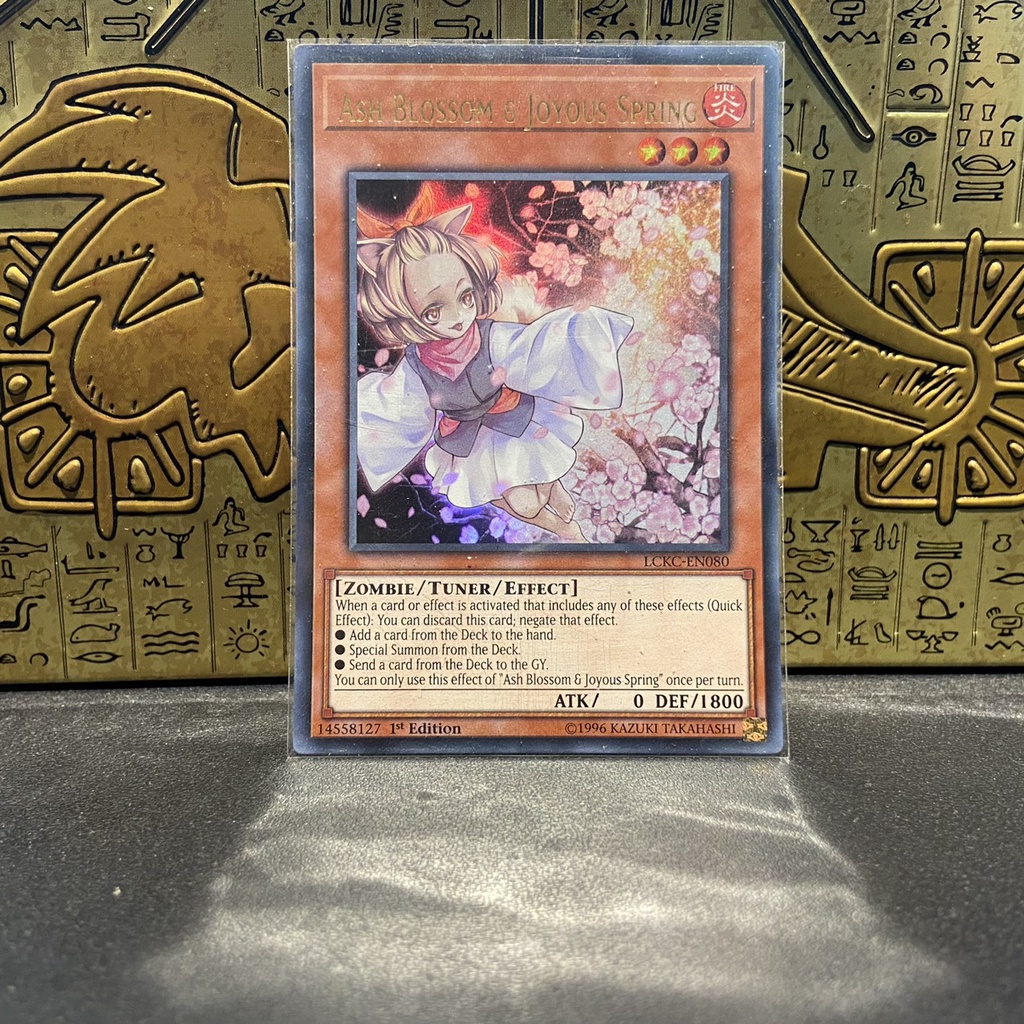 Ash Blossom & Joyous Spring - LCKC-EN080 - Ultra Rare 1st Edition