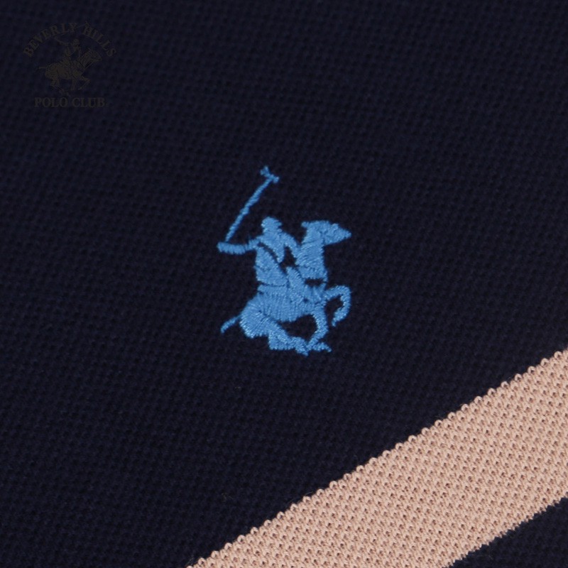 Beverly Hills Polo Club - Áo polo Ngắn tay Nam Regularfit Navy NV- BHPC PMRSS20TL064