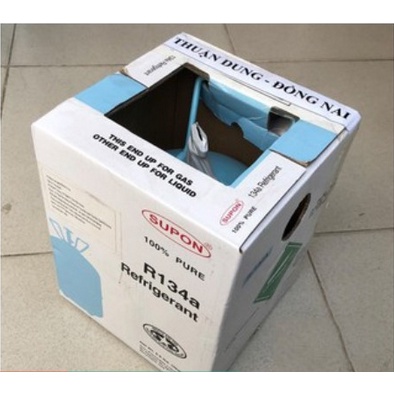 Gas hệ thống máy lạnh Best Gas Supon R134a Bình Gas nạp điều hòa 3kg 134 r134 xe hơi ô tô
