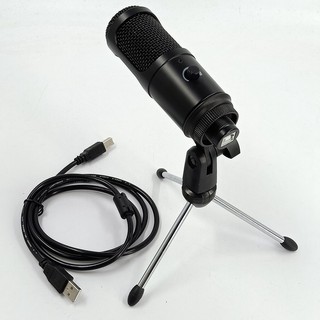 Professional USB Capacitor Recording with Volume Adjusting Microphone for PC Notebook Computer
