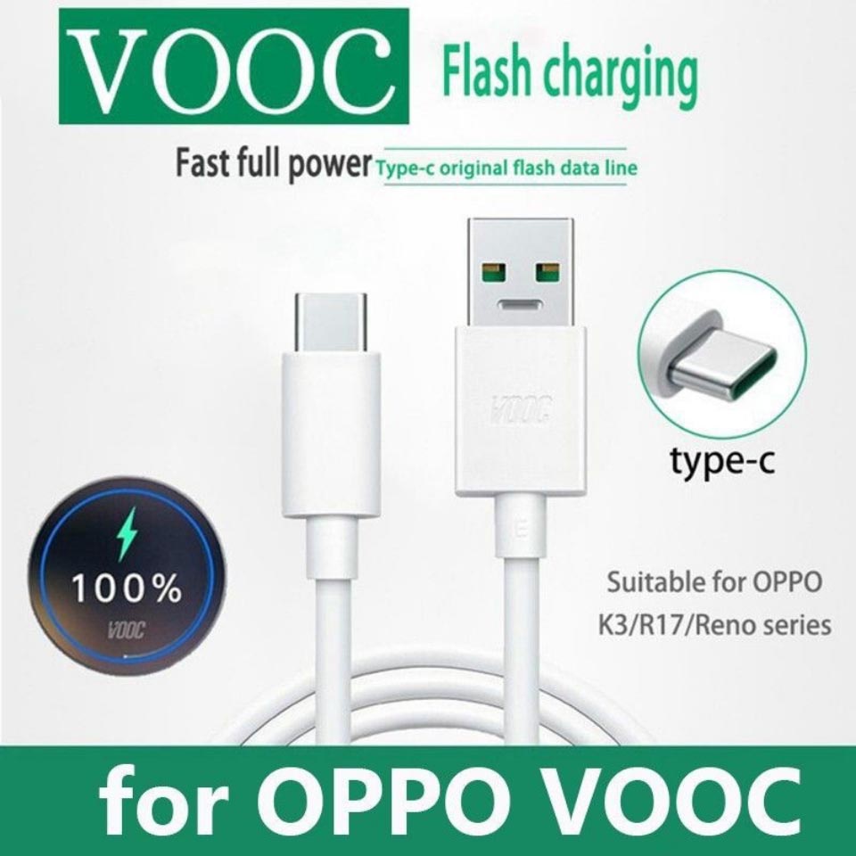 Dây sạc oppo 3.0 công nghệ vooc, cáp sạc oppo reno2, reno3,  a73, a53, a15, f1, f5, f7 f9, f11, a5 2020