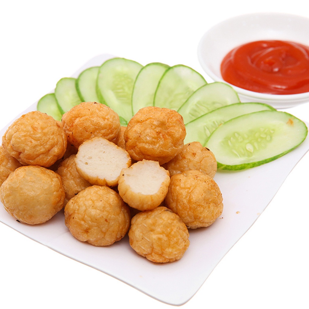 Cá viên chiên - Viên chiên ăn vặt, thả lẩu