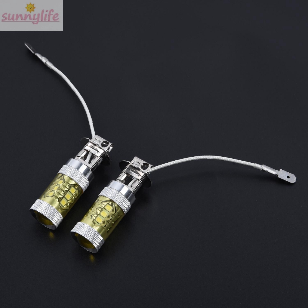 Đèn sương mù 12-24V 80W H3 16SMD LED tiêu thụ năng lượng thấp cho xe hơi