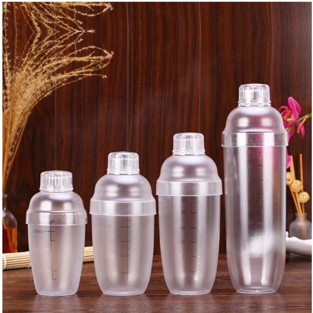 [GIÁ XƯỞNG] Bình lắc shaker nhựa pha chế cafe cocktail bartender 350ml-500ml-700ml-1lít | BigBuy360 - bigbuy360.vn