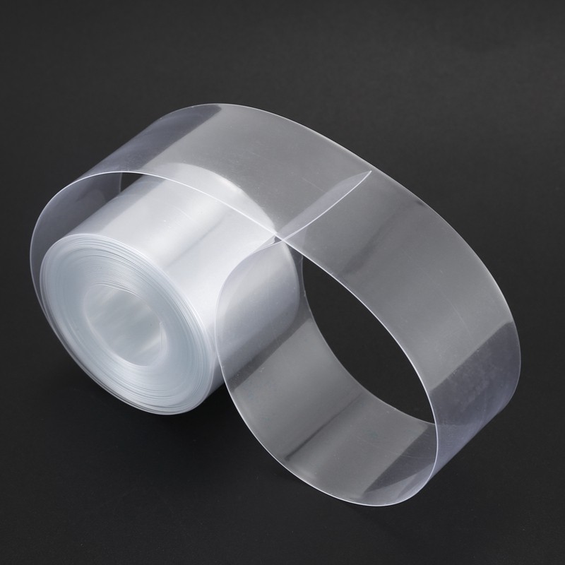 5M 29.5MM Φ18.5MM PVC Heat Shrink Tubing Wrap For Li-ion 18650 18500 Battery Transparent