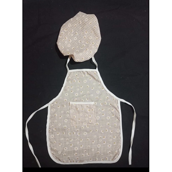 sét 10 bộ tạp dề và mũ cho bé