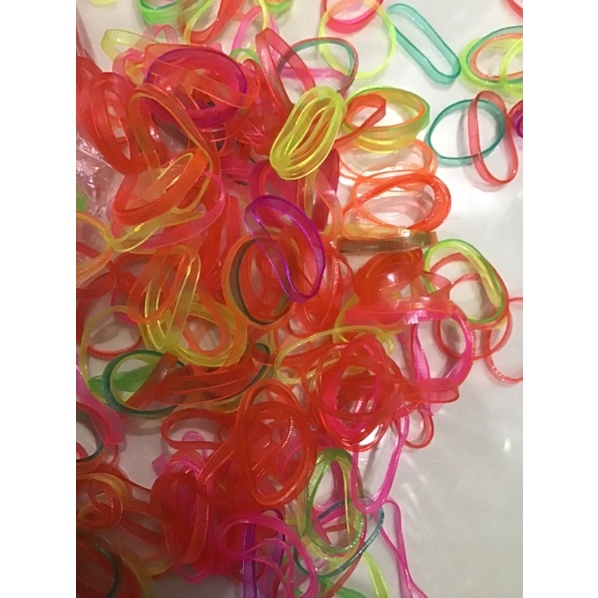 Vòng Chun buộc tóc túi 1 Lạng siêu dai, dây nịt buộc tóc sắc màu cho bé