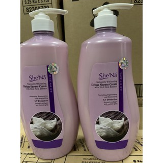 Sữa Tắm SheNa tinh chất tổ yến 1,2L ( mầu tím )