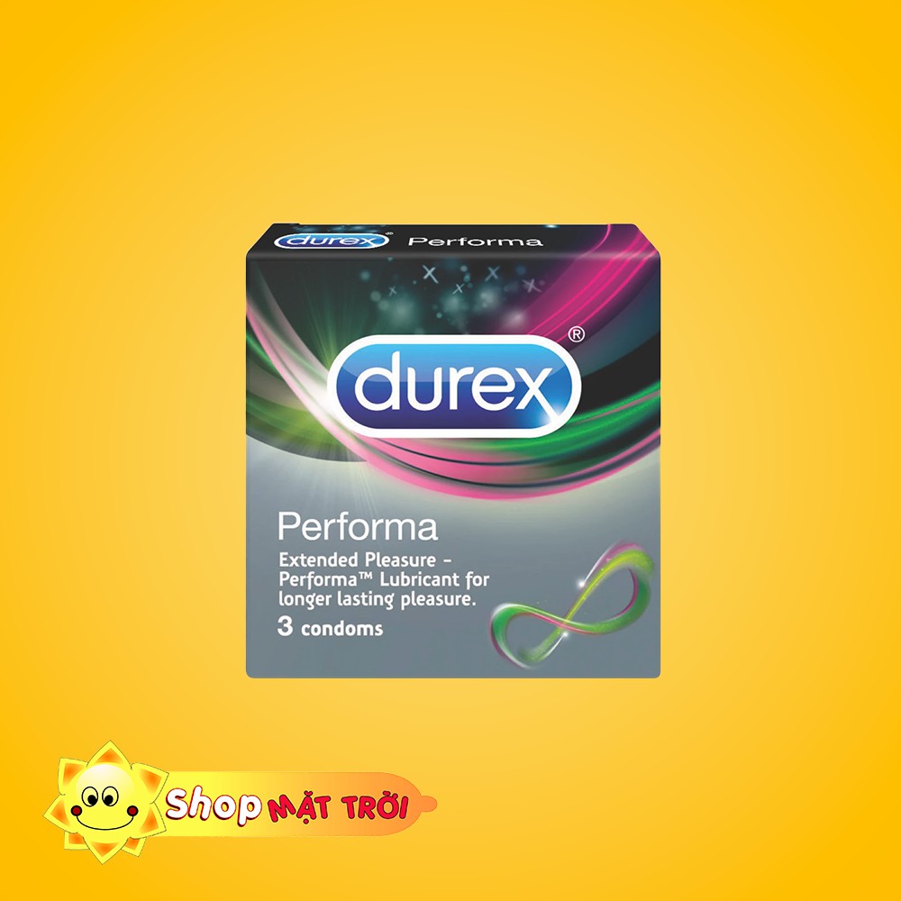 [Siêu giảm giá ]Bao cao su KÉO DÀI CUỘC YÊU Durex Performa - 3 cái