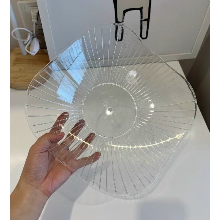 Đĩa nhựa Acrylic size to phong cách đơn giản