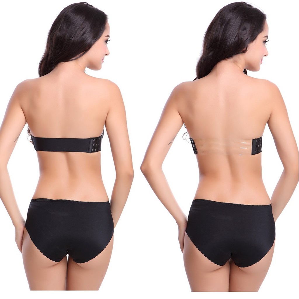 Áo Ngực Không Dây, Áo Lót Nữ Cúp Ngang Mút Mỏng, Không Gọng Mặc Đầm Hở Lưng ZANA BRA A218