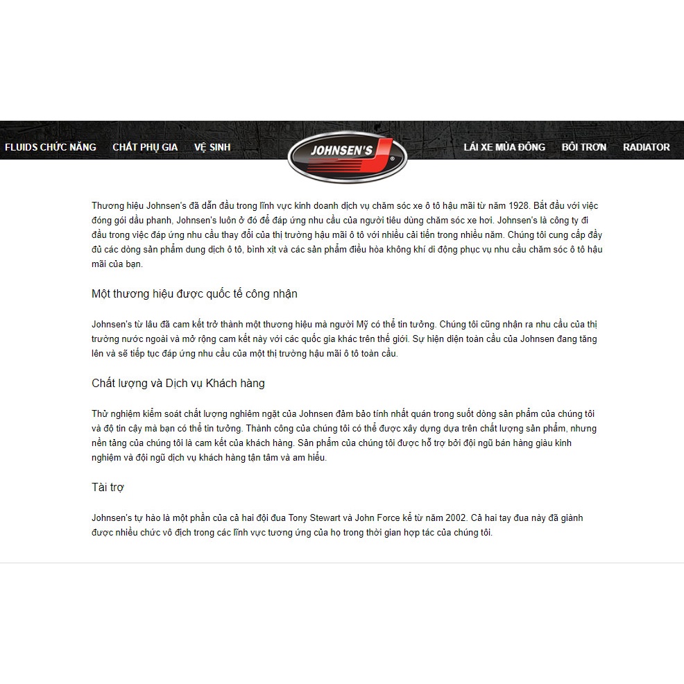 Phụ gia ngưng khói Johnsen's Smoke Eliminator 429ML - Made in USA