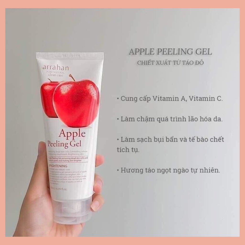 Tẩy Da Chết Arrahan Apple Peeling Gel 180ml Hàn Quốc