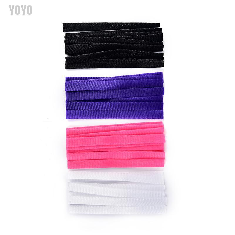 (Hàng Mới Về) Set 10 Lưới Bọc Bảo Vệ Cọ Trang Điểm Tiện Dụng