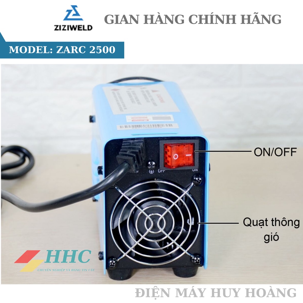 Máy Hàn Que Ziziweld Zarc 2500 máy hàn mini tiết kiệm điện cho thợ gia đình cửa sắt