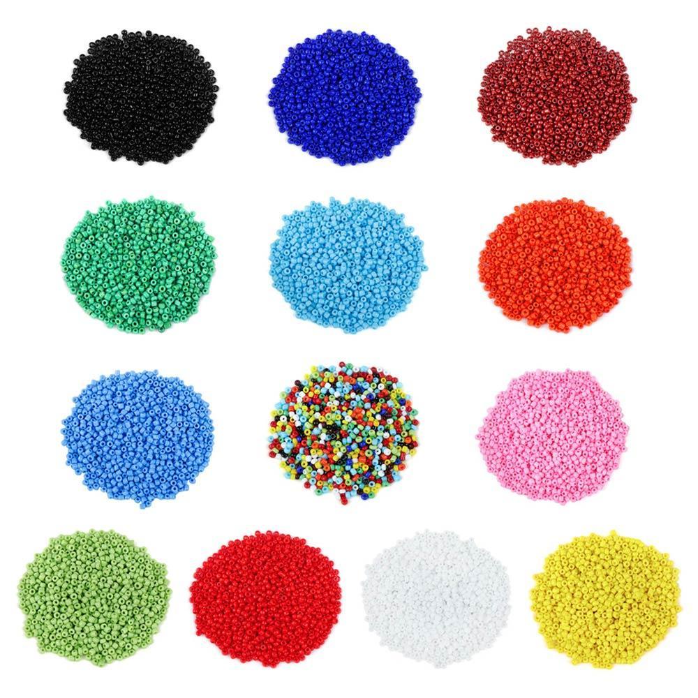 Chuỗi Hạt Thủy Tinh 15g 2mm Dùng Làm Đồ Trang Sức Thủ Công
