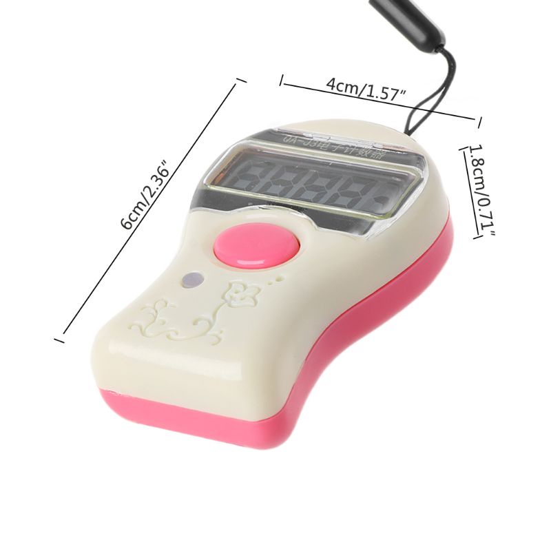 Máy Đếm Giờ Cầm Tay Mini Màn Hình LCD Tiện Dụng