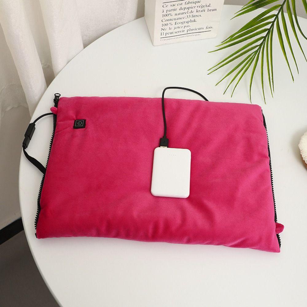 Chăn Giữ Ấm Tay 3 Bánh Răng Bằng Điện Mềm Có Thể Điều Chỉnh Kèm Túi Đựng