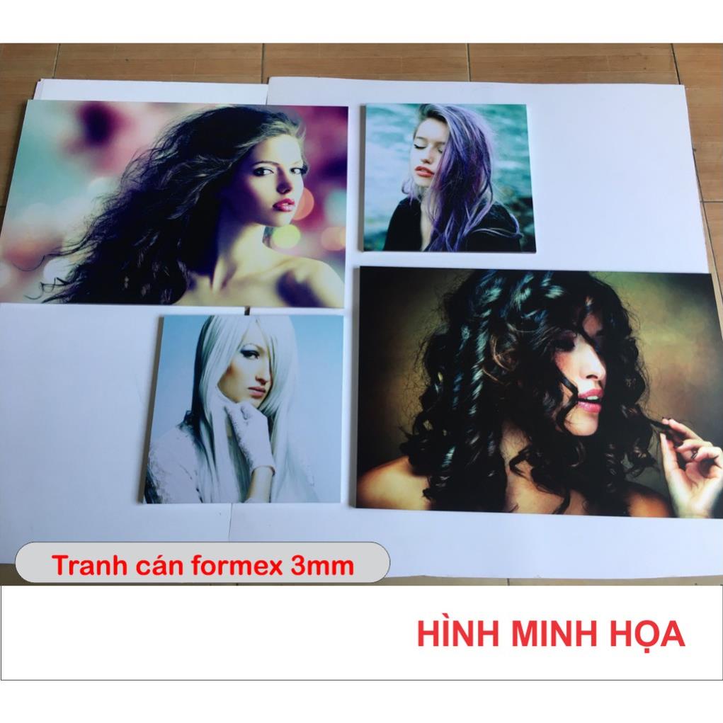 Tranh spa dán tường tiệm make up, massage