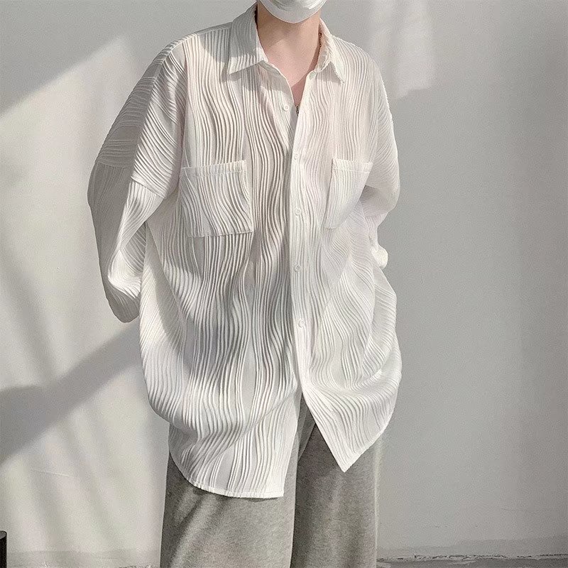 Áo Sơ Mi Nam Nữ Dài Tay Áo Sơ Mi Tay Dài Màu Trơn Thiết Kế Đơn Giản Thời Trang Hàn Quốc Cao Cấp Cho Nam Và Nữ Áo Sơ Mi Nam Dài Tay Dáng Rộng Phong Cách Hàn Quốc Mớiáo sơ mi hoạ tiết