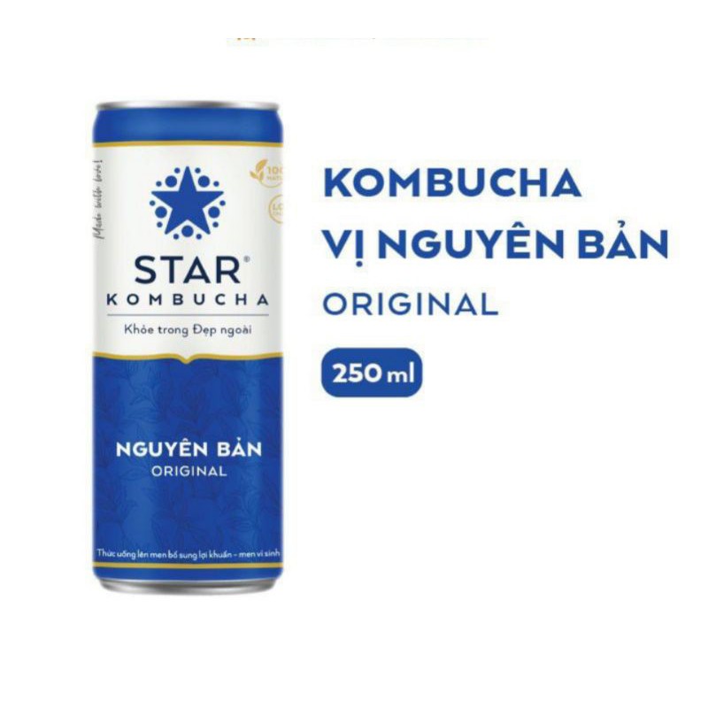 [Lốc 6 lon]Thức uống lên men STAR KOMBUCHA All-in-One⚡hàng chính hãng ⚡[250ml/lon]