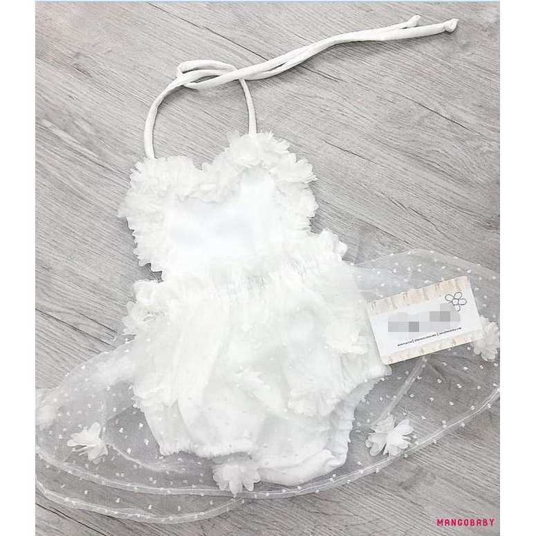 ♬MG♪-Newborn Infant Spring Summer Sleeveless Baby Girl Lace Tutu Dress