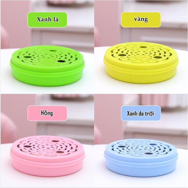 Khay đựng nhang muỗi bằng nhựa nhiều màu
