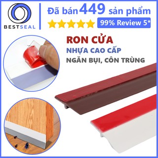 Ron chắn cửa chống bụi, niếng kẹp cửa máy lạnh, chặn côn trùng- pvc, dài 1 mét