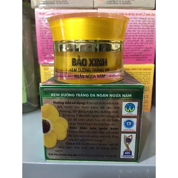 Kem Bảo xinh  trắng da -giảm nám hủ 20g