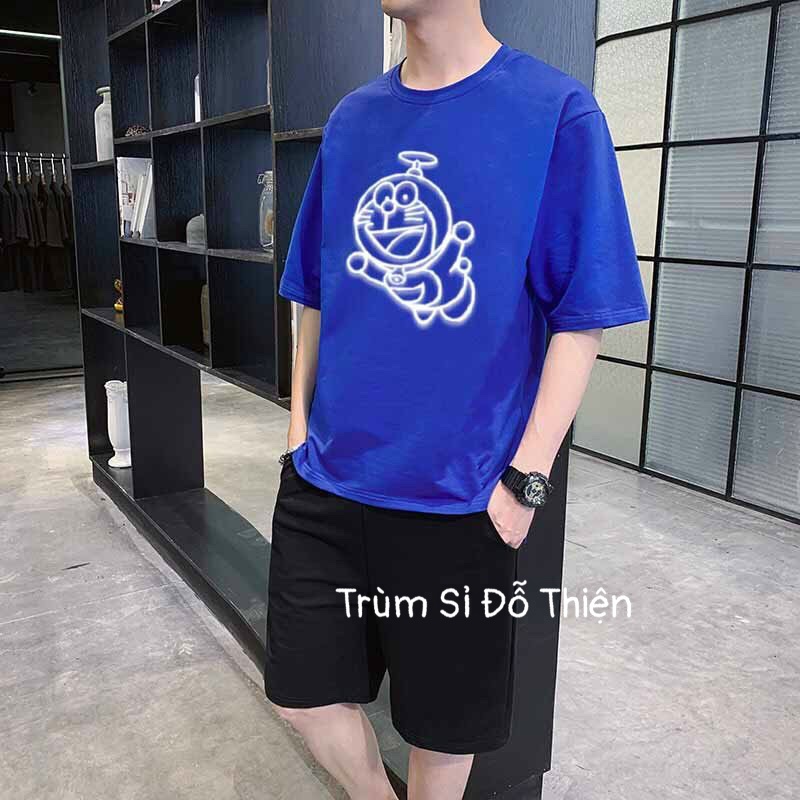 ĐỒ BỘ NAM 🚚 FREESHIP 🚚 BỘ THỂ THAO NAM DOREMON PHẢN QUANG MẪU MỚI SIÊU HOT MẶC NHÀ TÂP GYM PHONG CÁCH TRẺ TRUNG