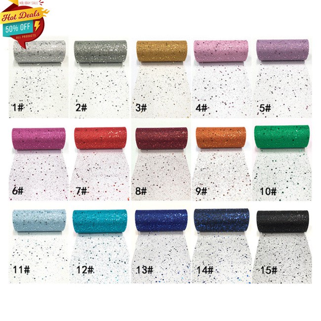 Cuộn Vải Tuyn 15cmx25y Trang Trí Đa Dụng Chất Lượng Cao