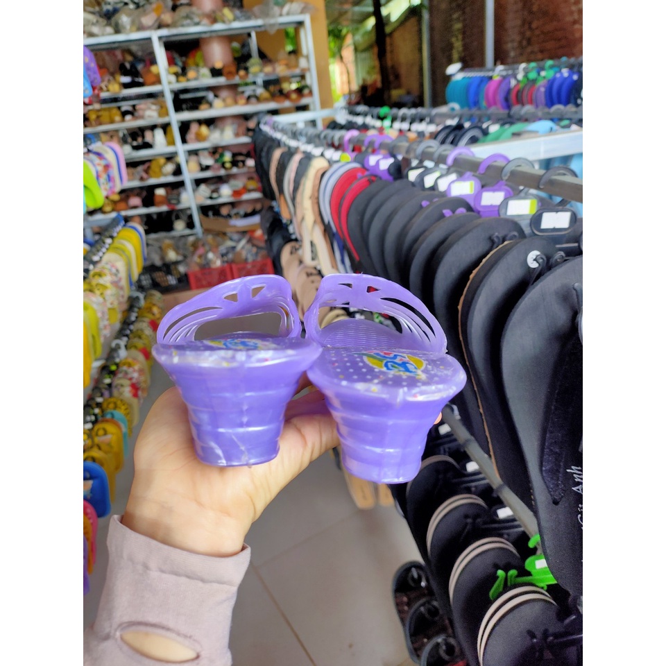 Dép nhựa nữ quai ngang BS huyền thoại mang trong nhà chống trơn trượt