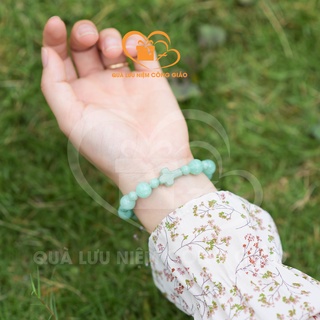Chuỗi mân côi đá đẹp 10li nhiều màu sắc Quà Lưu Niệm Công Giáo