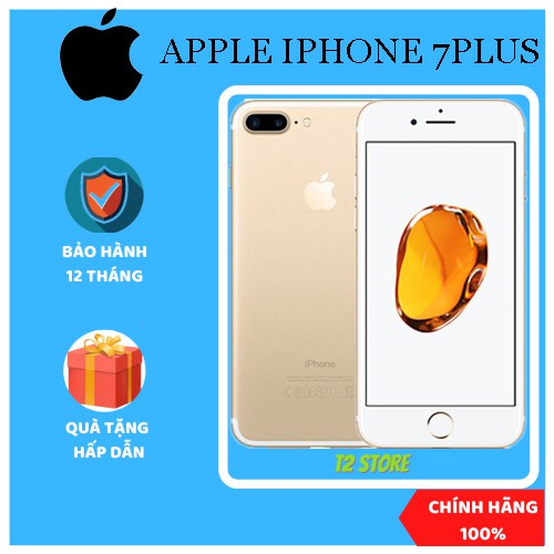 Điện thoại Iphone 7 Plus Quốc tế-Chính hãng Apple.Máy nguyên zin, bộ nhớ 32GB/128GB/256GB [Bảo hành 12 tháng]