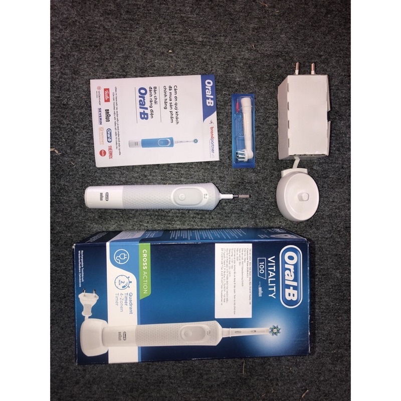 (Có bill ) Bàn Chải Điện Oral B Vitality 100 crossaction, Kid