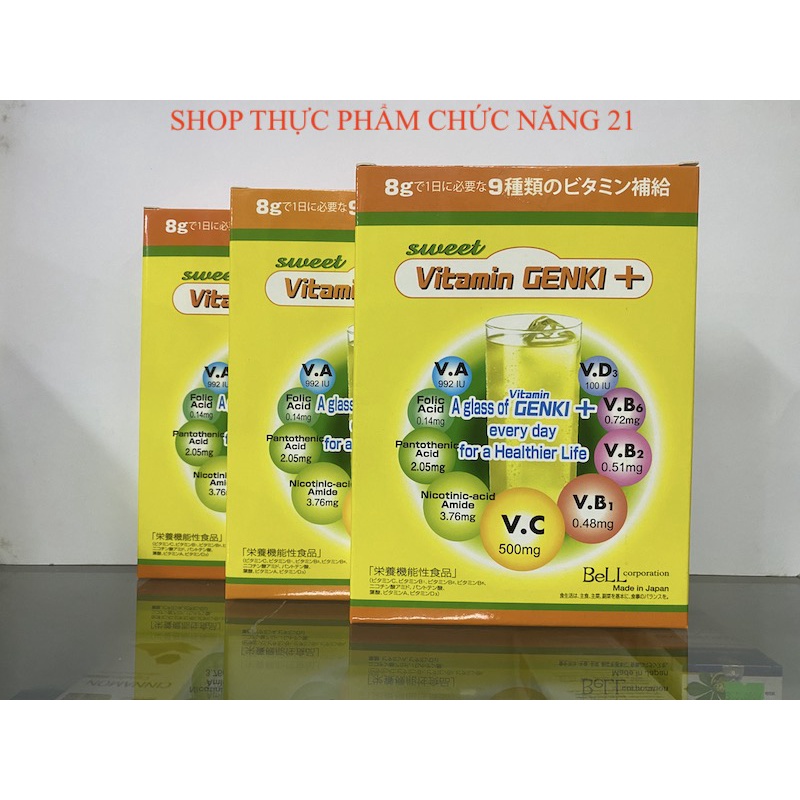 Vitamin GENKI+ - Bổ sung vitamin và vi lượng cho trẻ phát triển toàn diện đến từ Nhật Bản