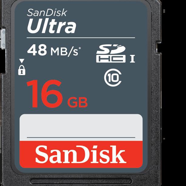 Thẻ Nhớ Sandisk Ultra Sdhc Class 10 48mbps - 16gb | BigBuy360 - bigbuy360.vn