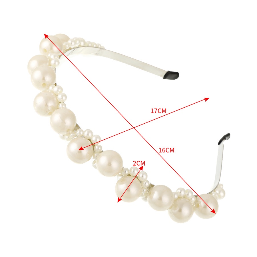 Băng Đô Hợp Kim Đính Ngọc Trai Toàn Diện Phong Cách Hàn Quốc Cho Nữ