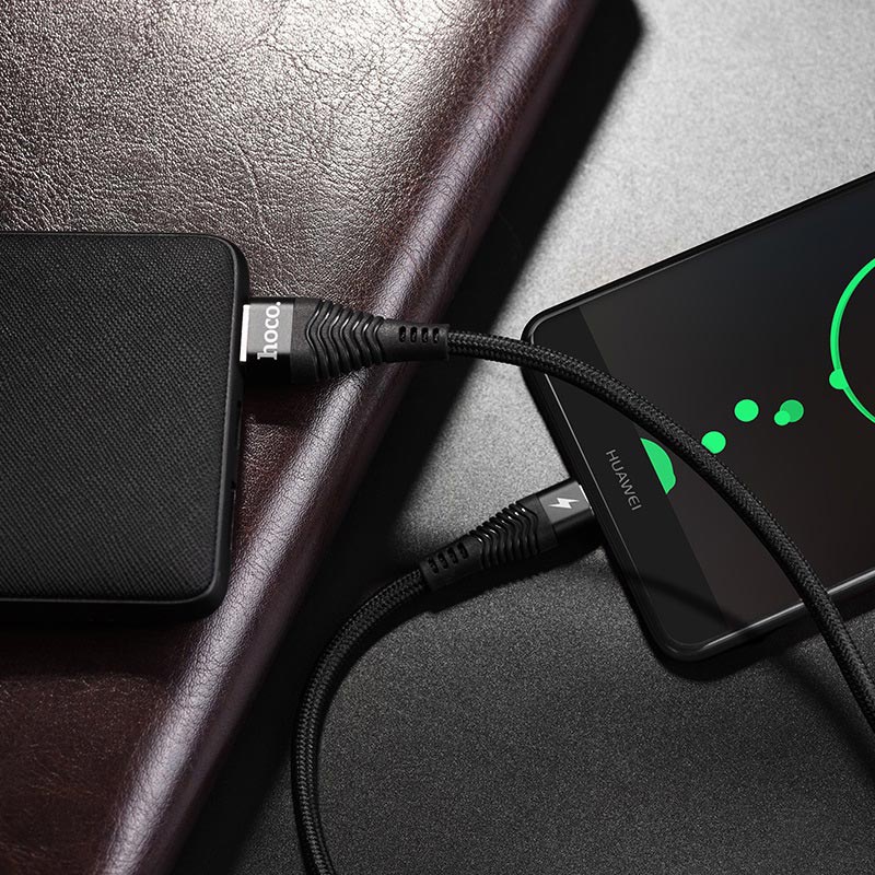 Cáp Sạc Nhanh Type-C 5A Cho Oppo VOOC/Super VOOC, OnePlus DASH, Huawei SuperCharge, Android,.. Hoco U53 BỀN [CHÍNH HÃNG]