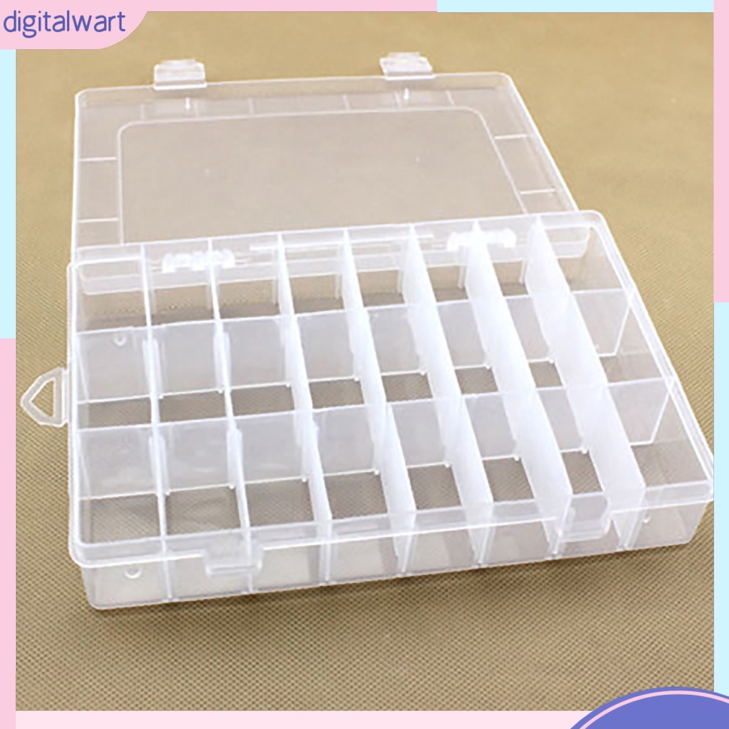 Hộp Nhựa PP Trong Suốt 24 Ngăn Đựng Đồ Thủ Công