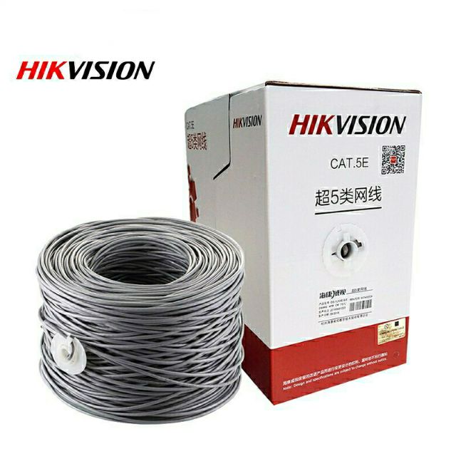 Dây mạng cat5e lõi đồng Hikvision chính hãng