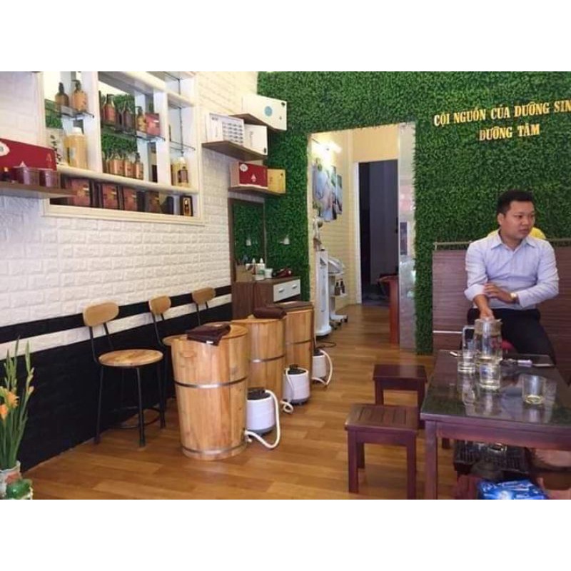 Thùng gỗ xông hơi chân  xông phụ khoa Hàng loại 1