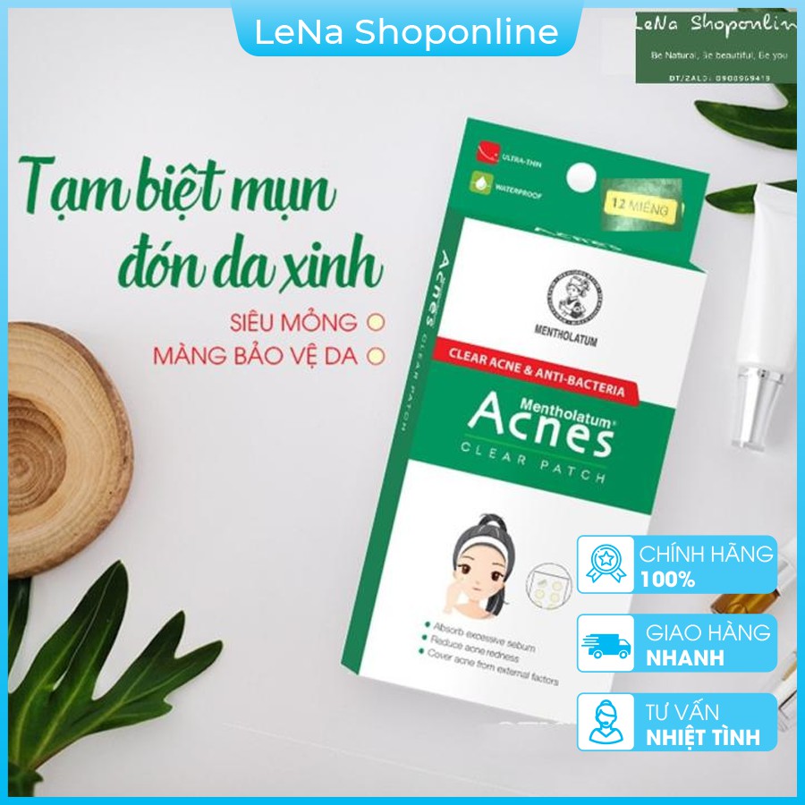 Hộp 12 miếng dán mụn Acnes Clear Patch - ngừa thâm mụn hiệu quả | BigBuy360 - bigbuy360.vn